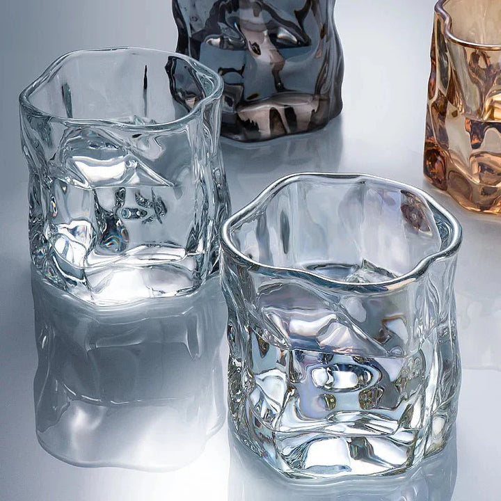 Stornfield | Elegant Glacier Ripple Whisky Glass