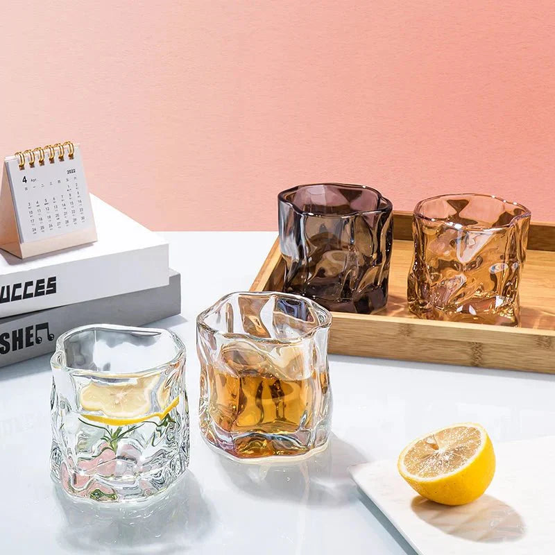 Stornfield | Elegant Glacier Ripple Whisky Glass