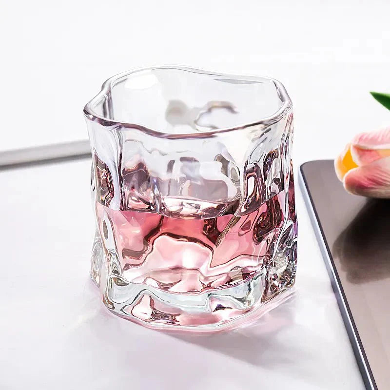 Stornfield | Elegant Glacier Ripple Whisky Glass