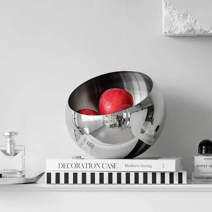 Elegant Stainless Steel Fruit Bowl - Modern Eco-Friendly Design | Stornfield