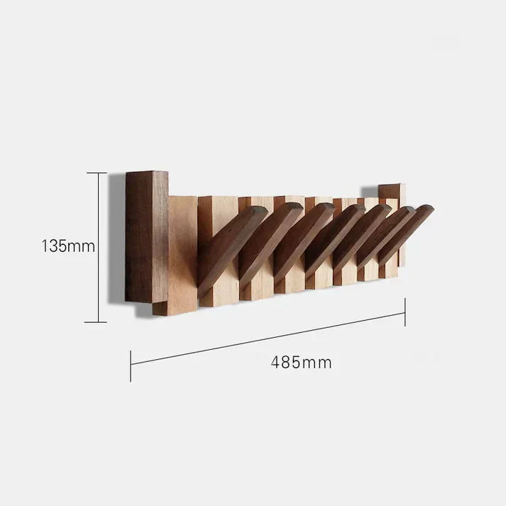 HarmonyCoat Piano Wood Coat Rack – Decorative Hooks for Hall and Living Room | Stornfield
