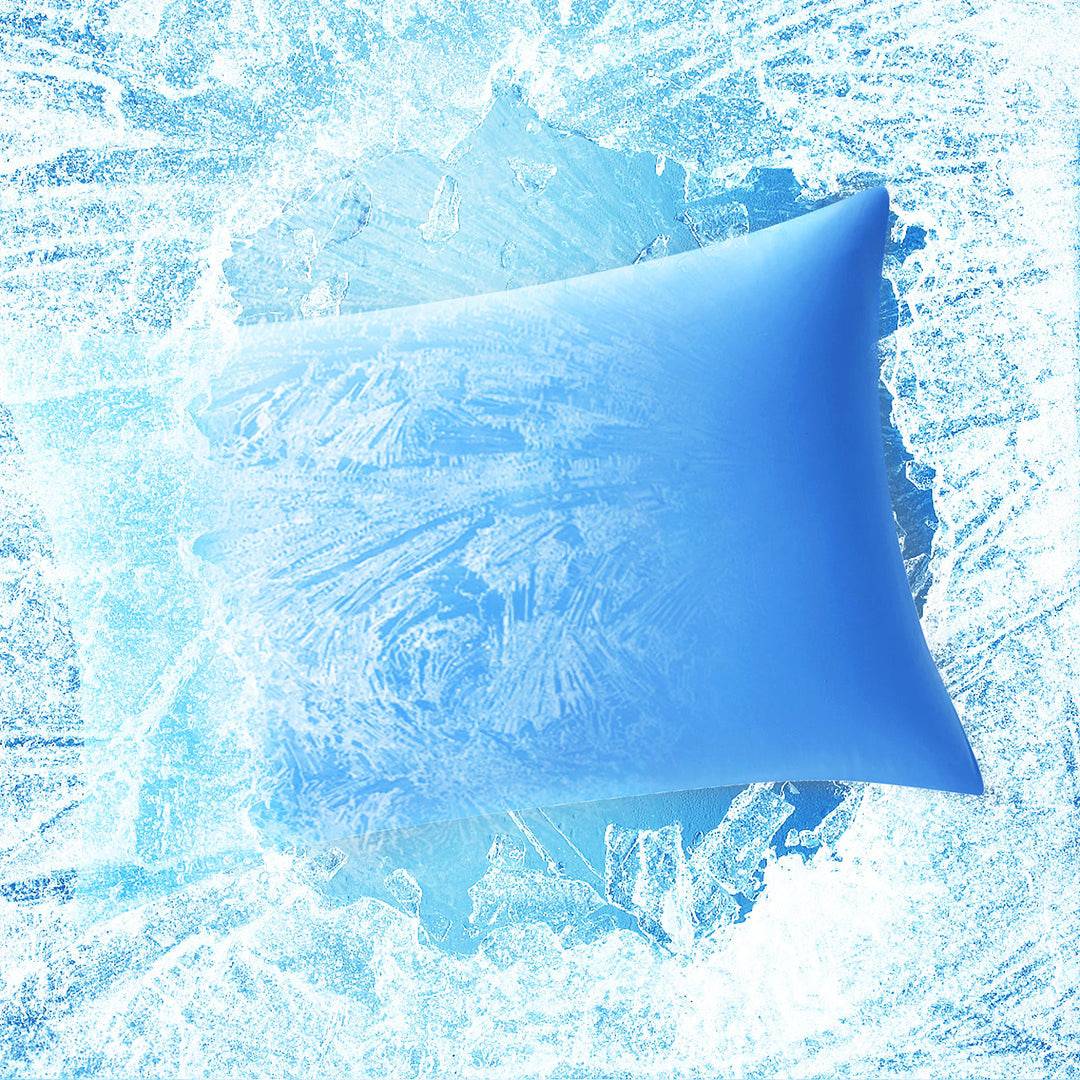 2-Pack Premium Silky Super Cooling Blue Pillowcases –  Extreme Q-Max 0.5 | Stornfield