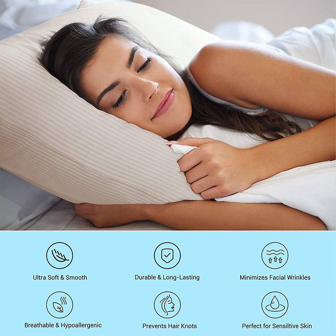 Cooling Pillowcases – Elastic Spandex,  Q-Max 0.38, for Standard & Queen Size | Stornfield