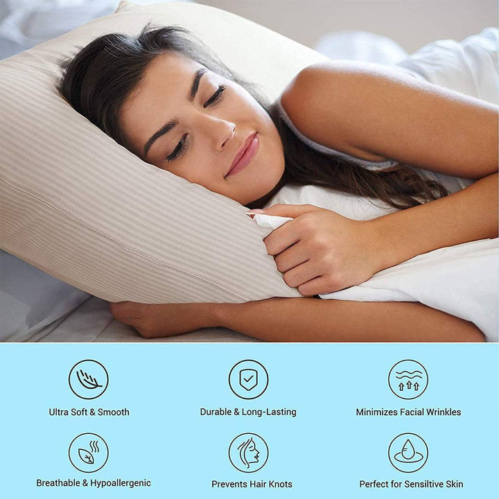 Cooling Pillowcases – Elastic Spandex,  Q-Max 0.38, for Standard & Queen Size | Stornfield