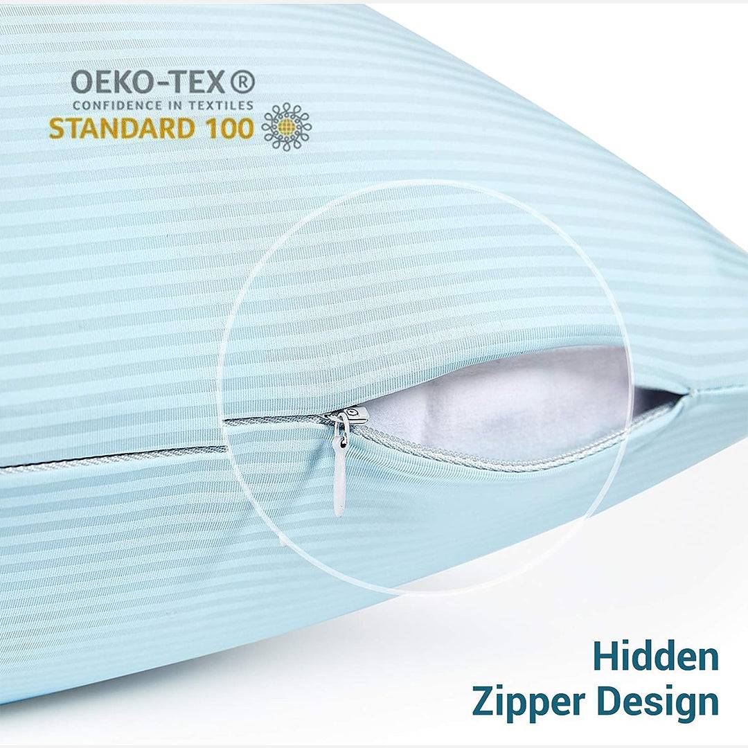 Cooling Pillowcases – Elastic Spandex,  Q-Max 0.38, for Standard & Queen Size | Stornfield