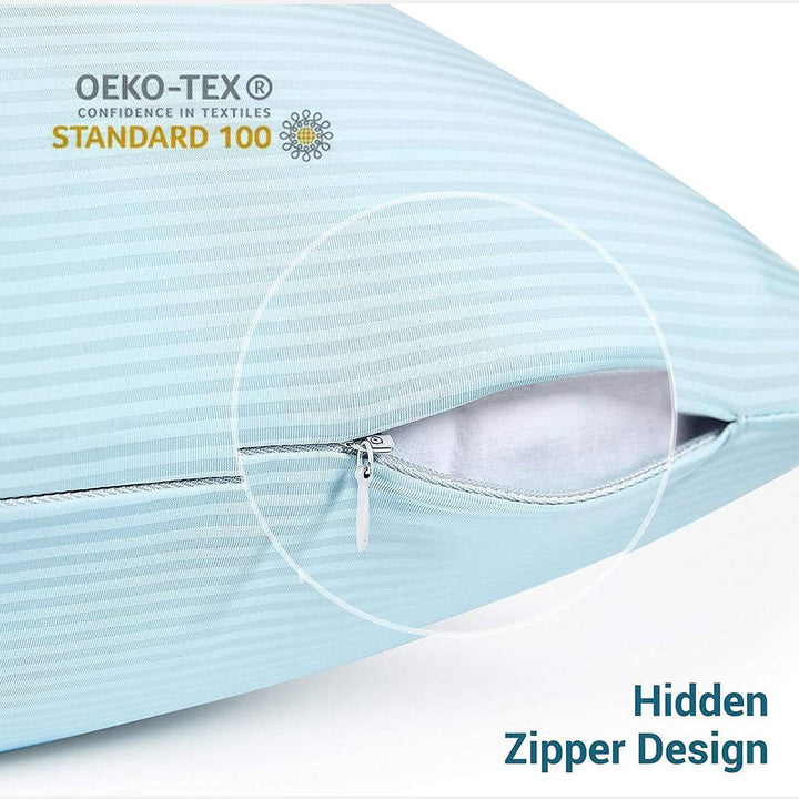 Cooling Pillowcases – Elastic Spandex,  Q-Max 0.38, for Standard & Queen Size | Stornfield
