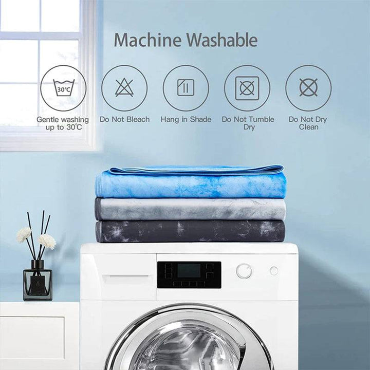 Tie-Dye Cooling Blanket – Q-Max > 0.5, Double-Sided & Stylish Color Gray | Stornfield