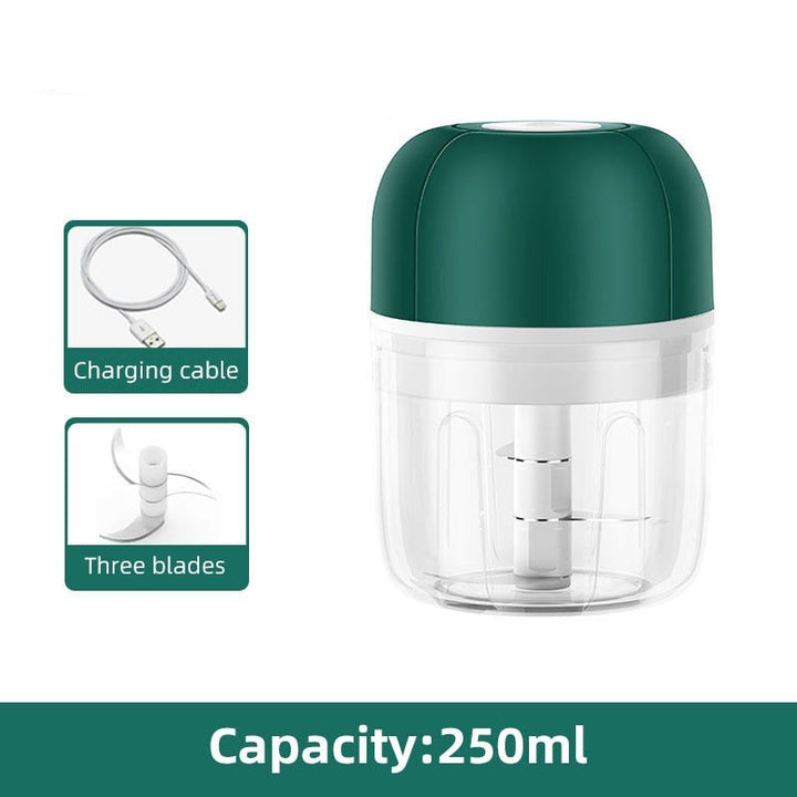 ChopEase Electric Garlic Press – USB rechargeaStornfielde – Compact & Powerful – 250ml | Stornfield