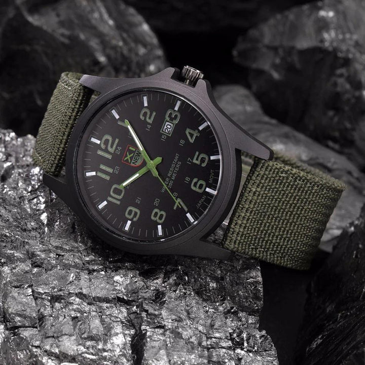 Tactical Men's Watch AdventureTime – Waterproof and Shock Resistant with LED | Stornfield