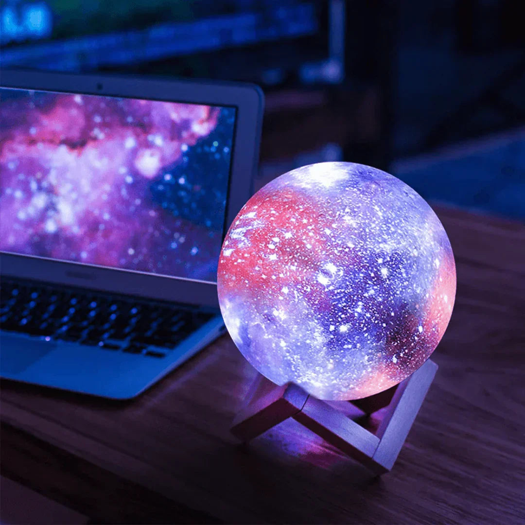 SterrenGlans Galaxy Lamp – LED Night Light with Touch Control | Stornfield