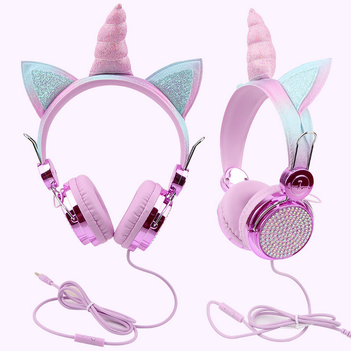 Glittery Unicorn Headphones | Stornfield