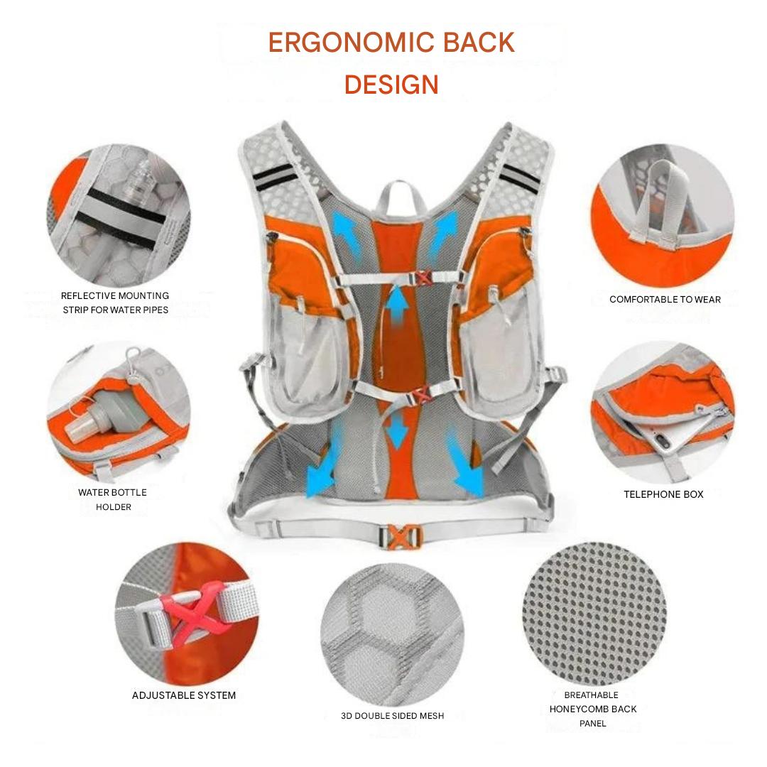 HydroTrail Backpack with Built-in Water Bag – Lightweight & Waterproof | Stornfield