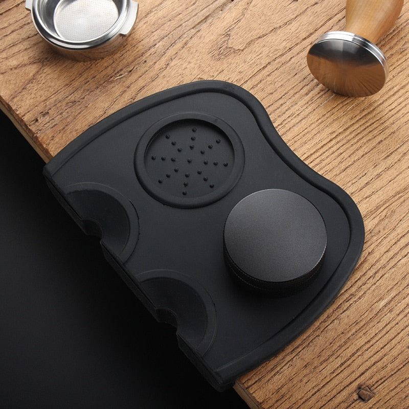 Espresso Coffee Tampers Mat Station Press Tampering Holder Corner Mat | Stornfield