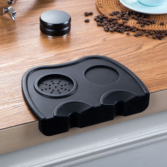 Espresso Coffee Tampers Mat Station Press Tampering Holder Corner Mat | Stornfield