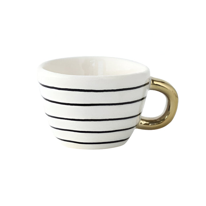 Ceramic mug with geometric design – Stylish and modern | Ideal for coffee or tea | Stornfield