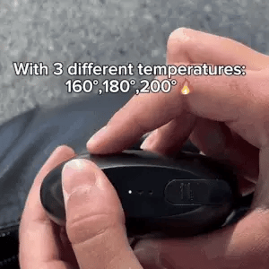 Cordless electric smoothing brush with 3 heat levels | Stornfield