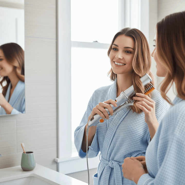 Stornfield | 2-in-1 Rotating Hair Brush for Styling and Smoothing