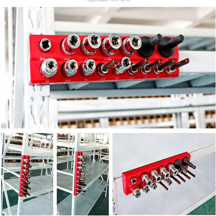 Heavy-Duty Magnetic Socket Organizer Stornfield