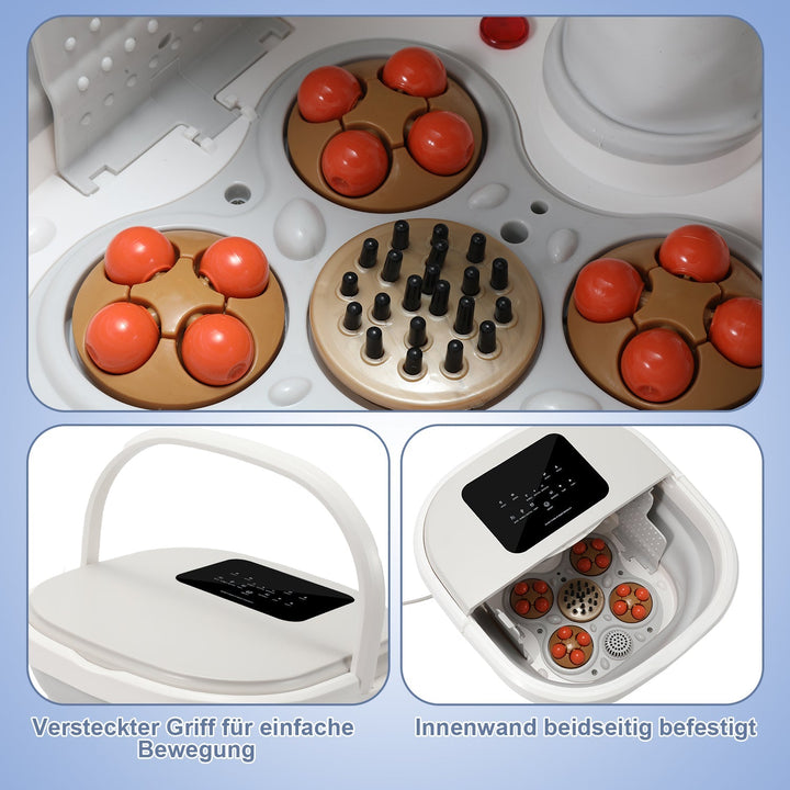 Electric foot massage device heating foldable | Stornfield