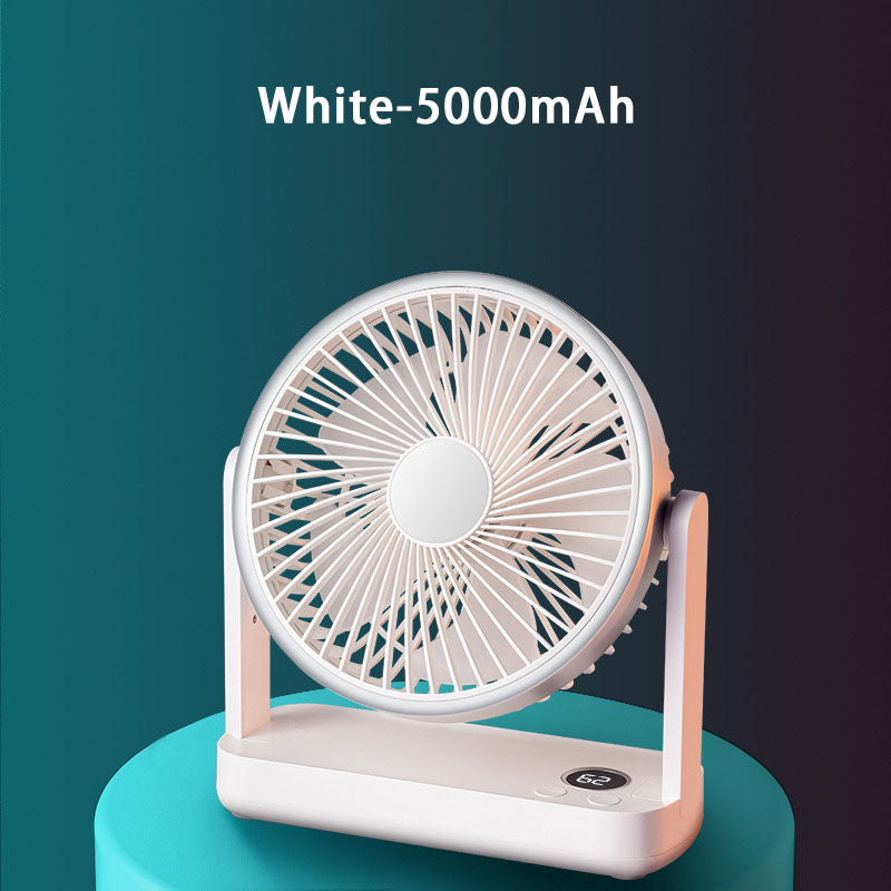 Compact Rechargeable USB Desk Fan for Home, Office, and Outdoors | Stornfield