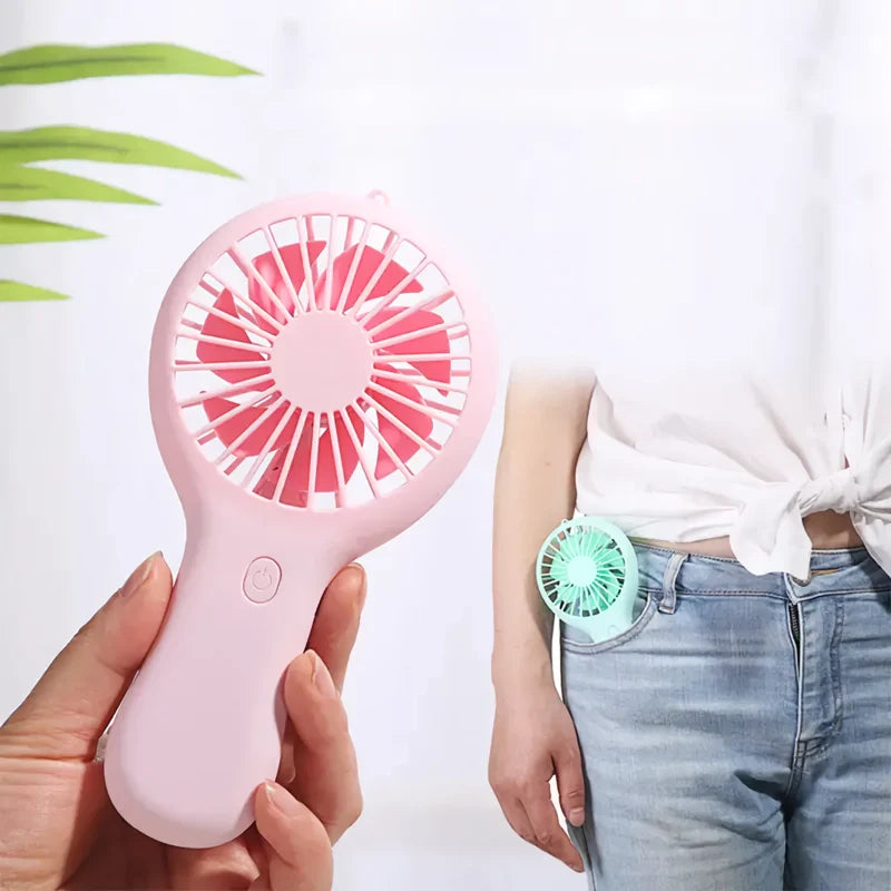 Compact 800mAh Rechargeable Pocket Fan | Stornfield