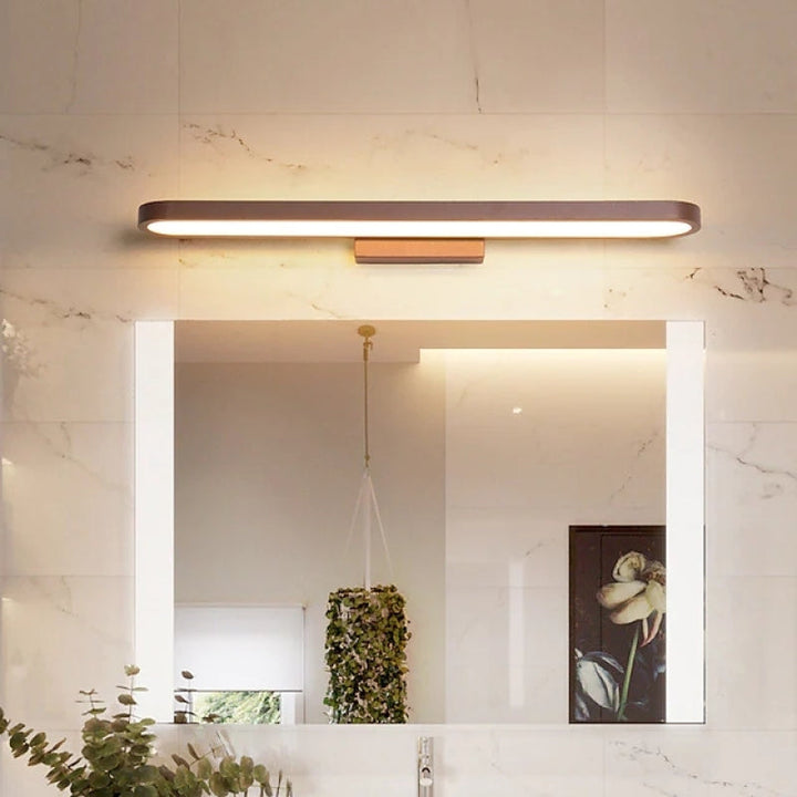 Stornfield | Modern Linear Wall Sconce Leigh, Gold, Bedroom/Bathroom, Metal