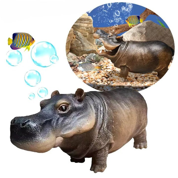 Mini Hippo Decorative Fish Tank Air BubStornfielder | Stornfield