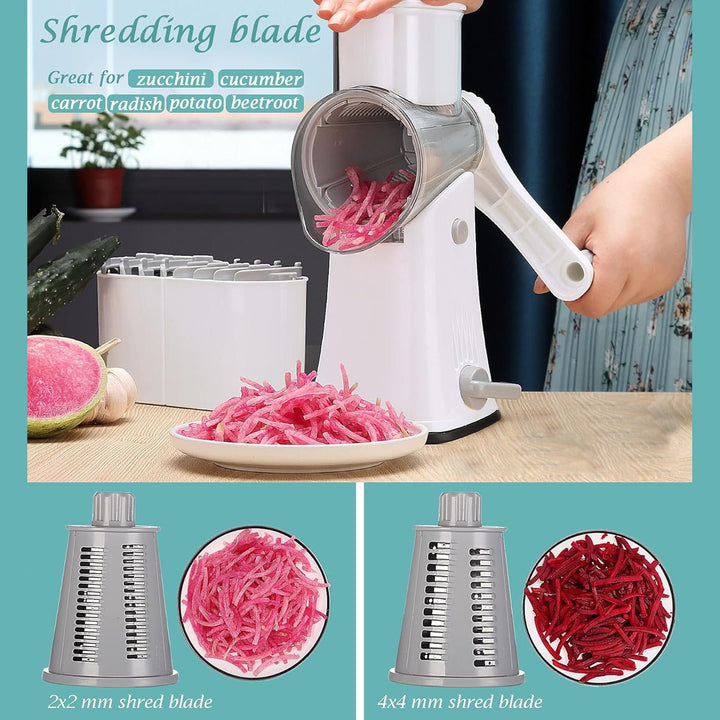 5-in-1 Rotating Cheese Slicer and Grater | Stornfield