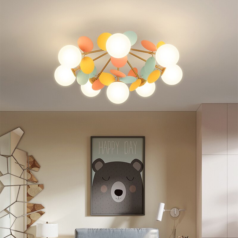 Stornfield | Floral Chandelier Living Room