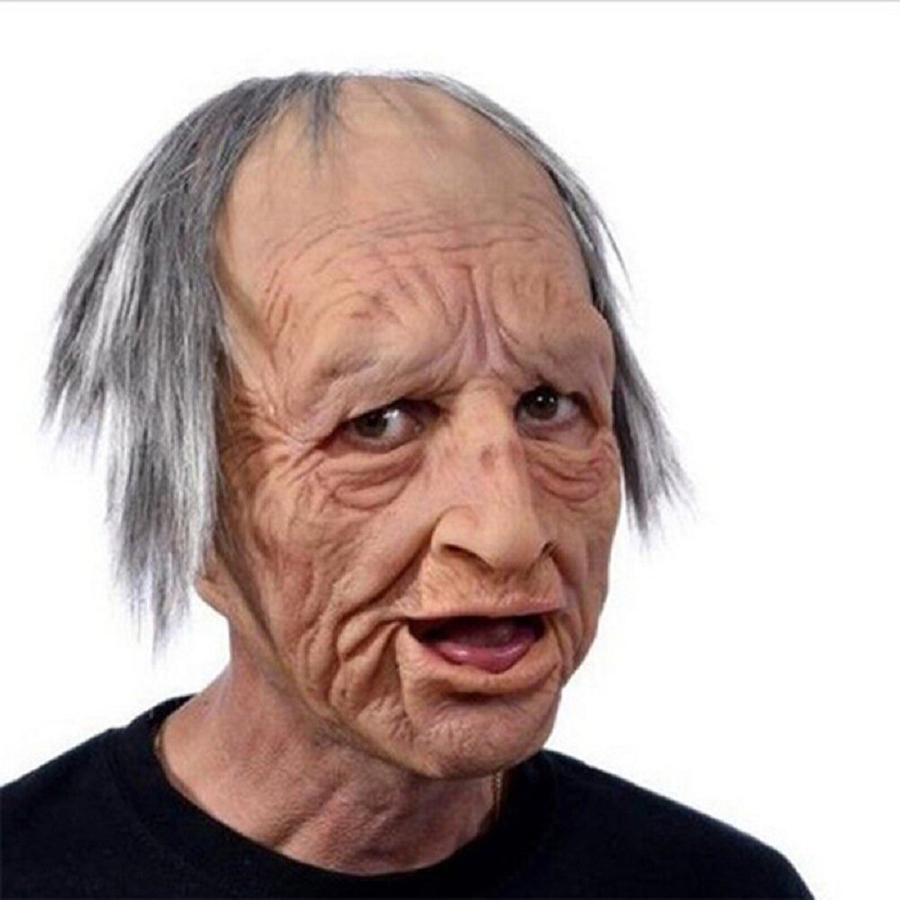 Creepy Old Man Mask – Realistic Latex Halloween Mask for Adults | Stornfield