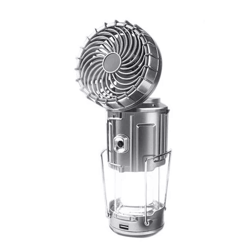 Portable Stretchable Solar Lithium Battery Electric Fan + Emergency Light | Stornfield