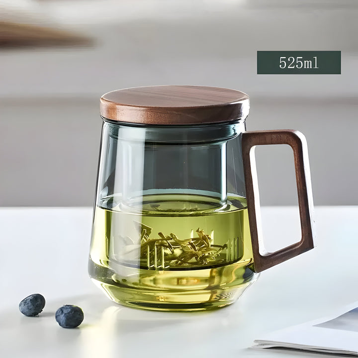ArtisanBrew Cup – Heat-resistant glass tea cup | Stornfield