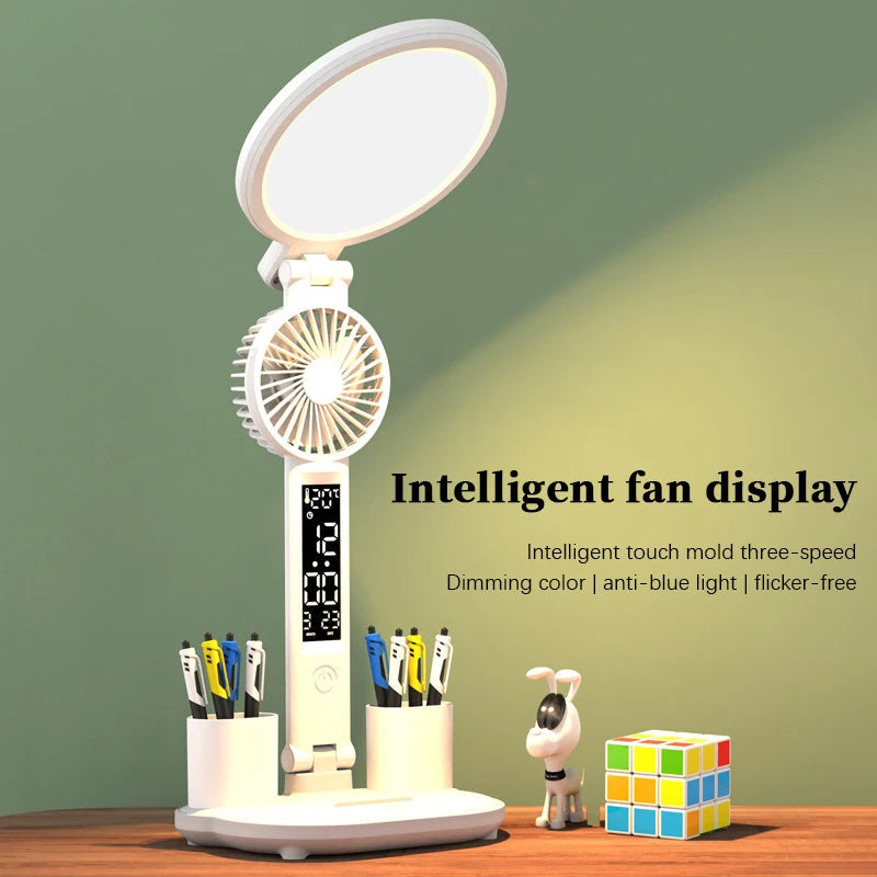 LED clock table lamp with USB. | Stornfield