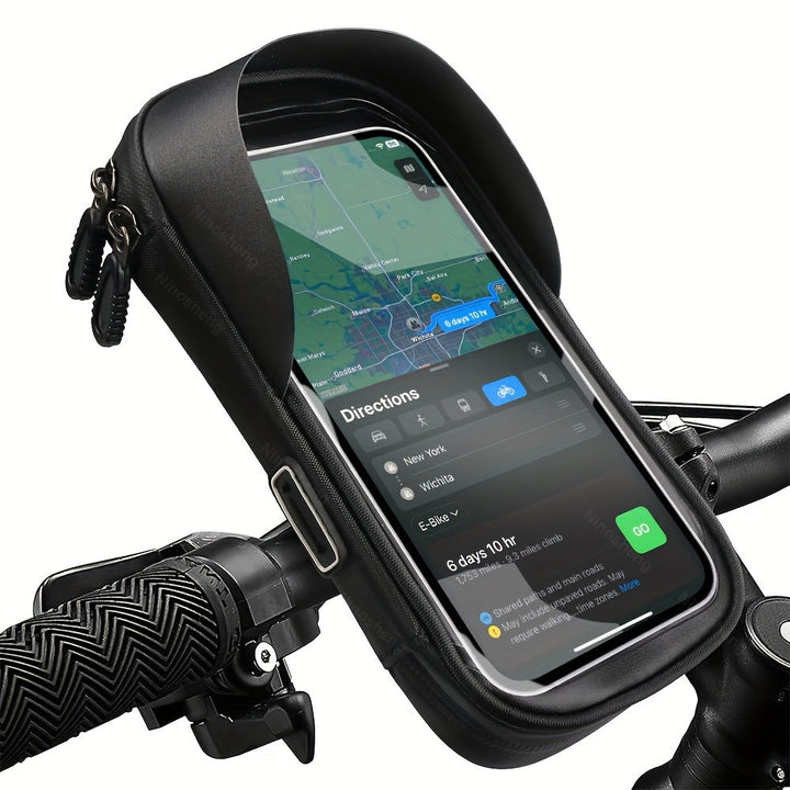 Waterproof Phone Holder for Bicycle and Motorcycle – 360° Rotatable and Suitable for 4.5–6.4 inch | Stornfield