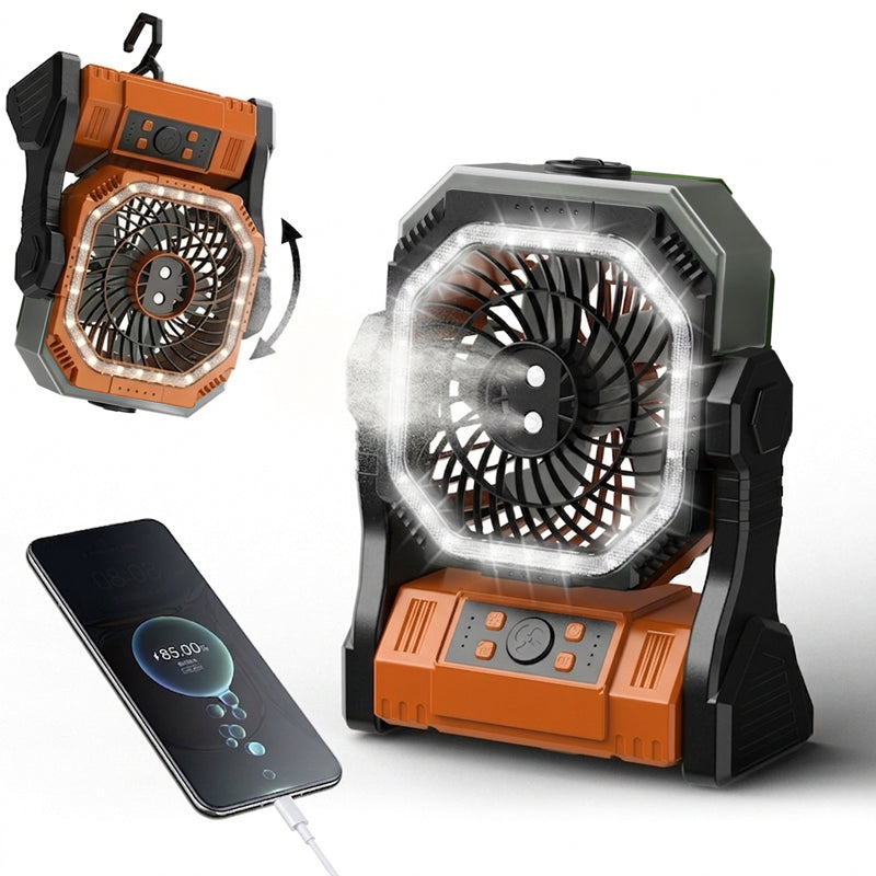 Rechargeable Outdoor Camping Fan Light | Stornfield