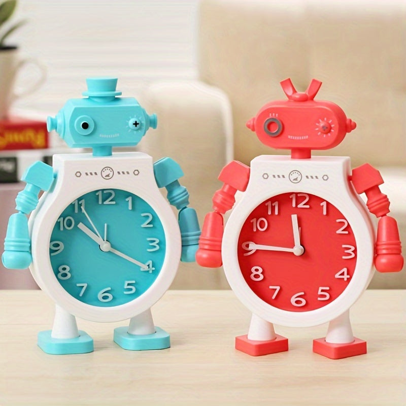 Fun Cartoon Robot Alarm Clock with Sleep Timer for Kids | Stornfield
