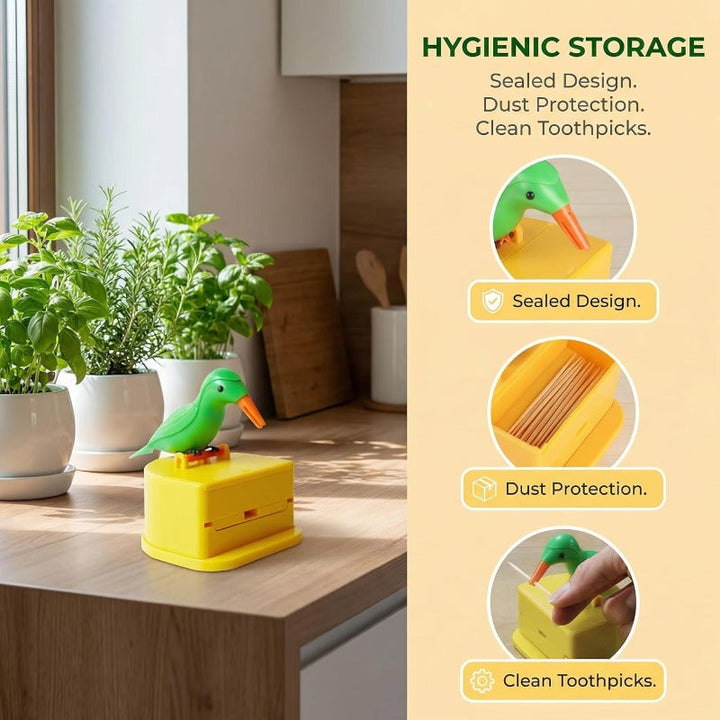 Stornfield Automatic Bird Toothpick Dispenser