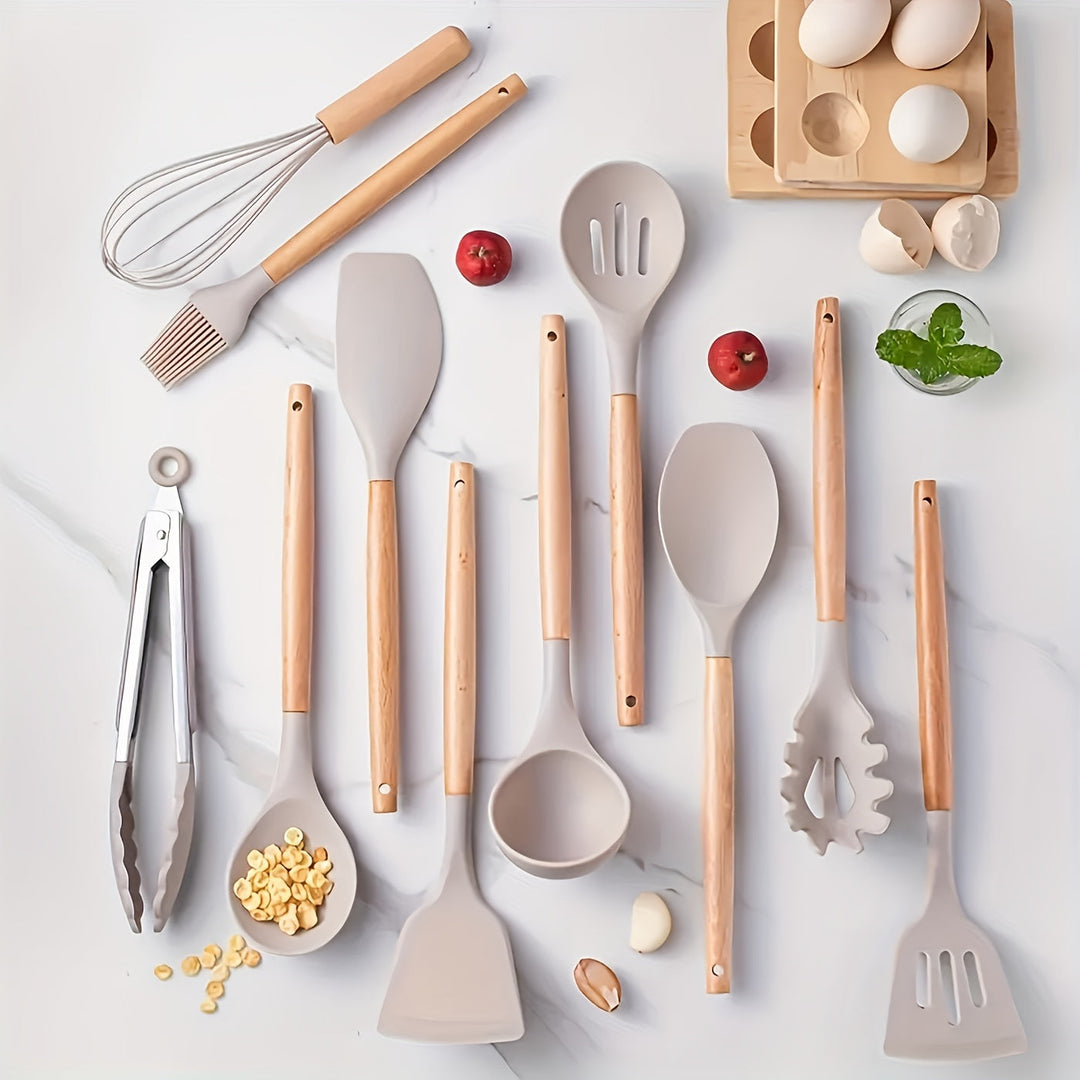 Stornfield | Silicone Cooking Utensil Set – Heat and Scratch Resistant