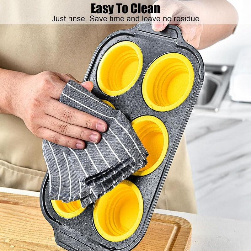Press Release Stornfield Silicone Muffin Pan with Sturdy Metal Frame