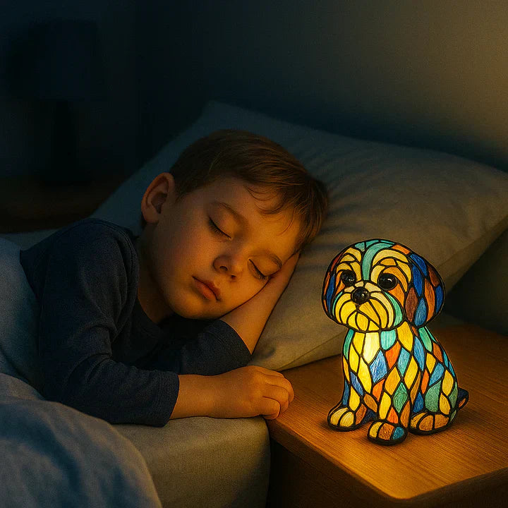 Lumidog Handmade Illuminating Dog Lamp – Ambient Lighting and Gift | Stornfield