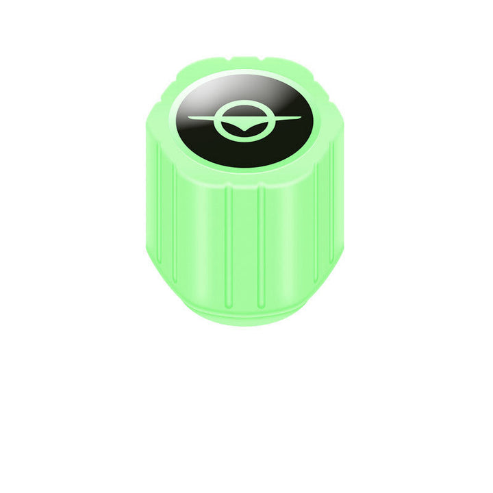 20-Pack Neon Green Glow Tire Valve Caps – No Battery Needed, Universal Fit Stornfield