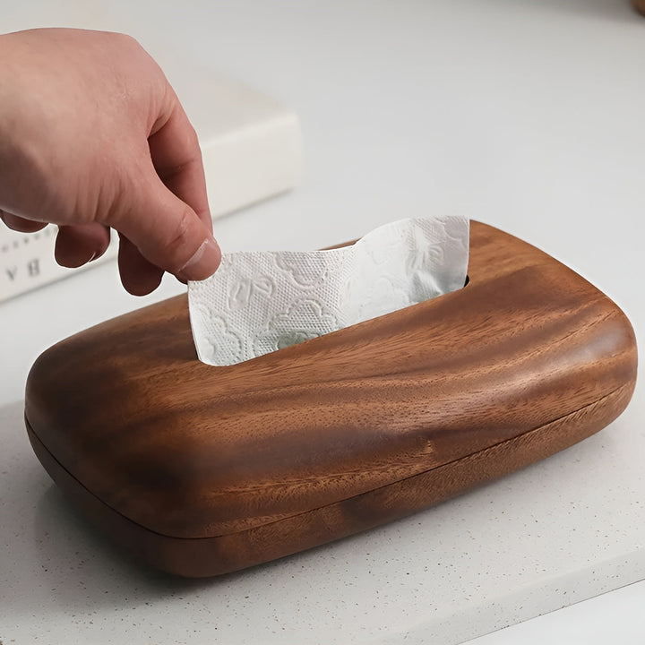 Tissue box made of walnut wood – Elegant and functional | Stylish home accessory | Stornfield