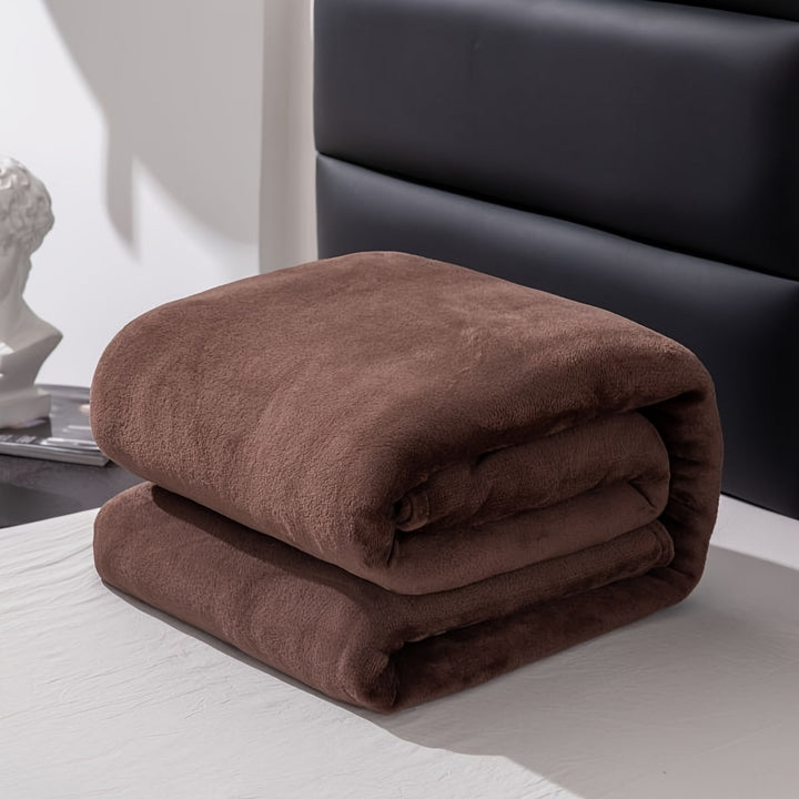 Stornfield | Soft and Warm Grey Flannel Blanket for All Seasons