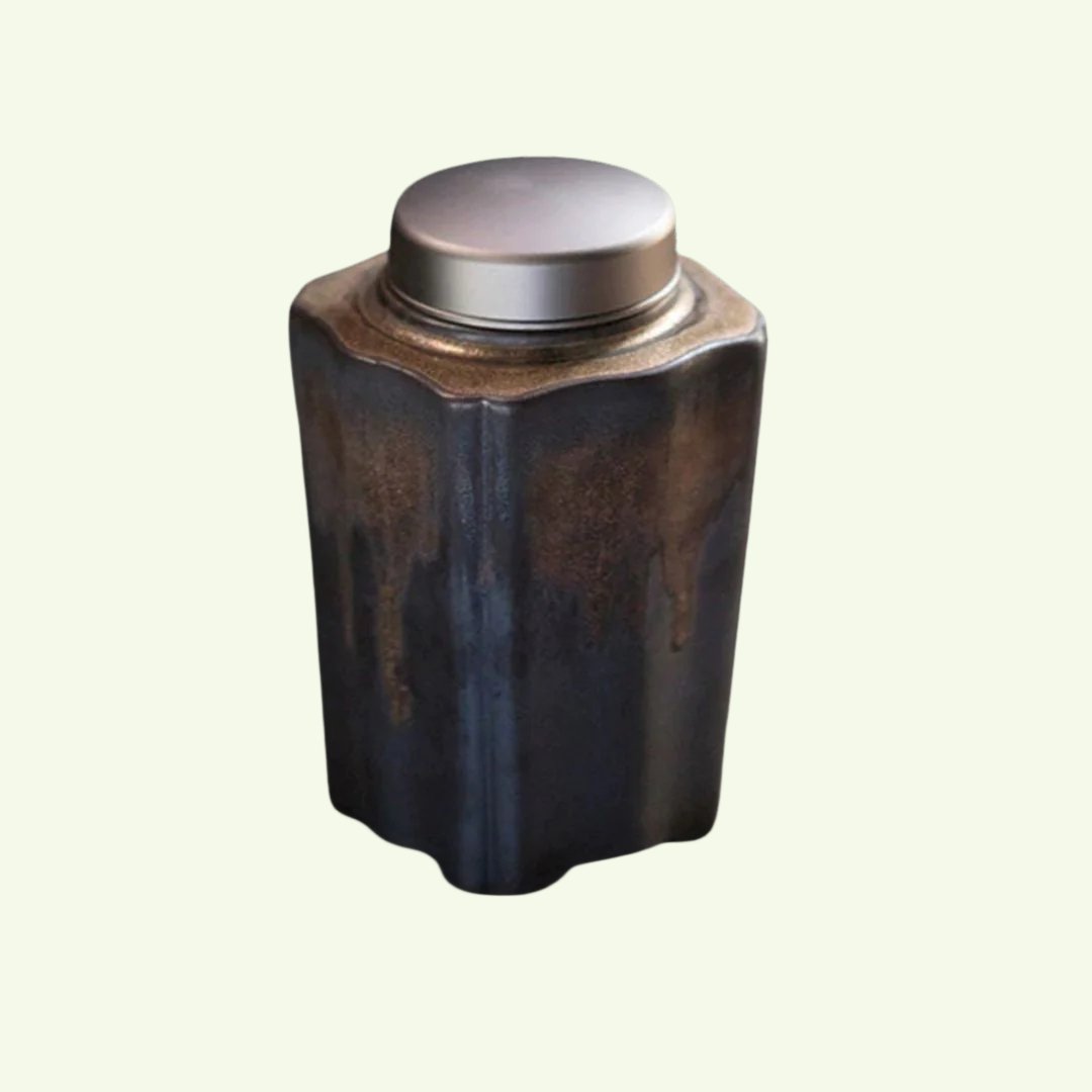 Vintage Ceramic Tea & Coffee Storage Container – 900ml airtight container | Stornfield