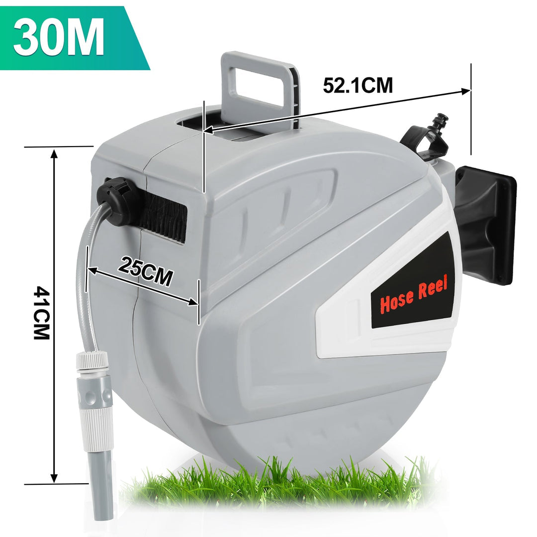 Hose reel water hose reel with hand shower garden hose | Stornfield