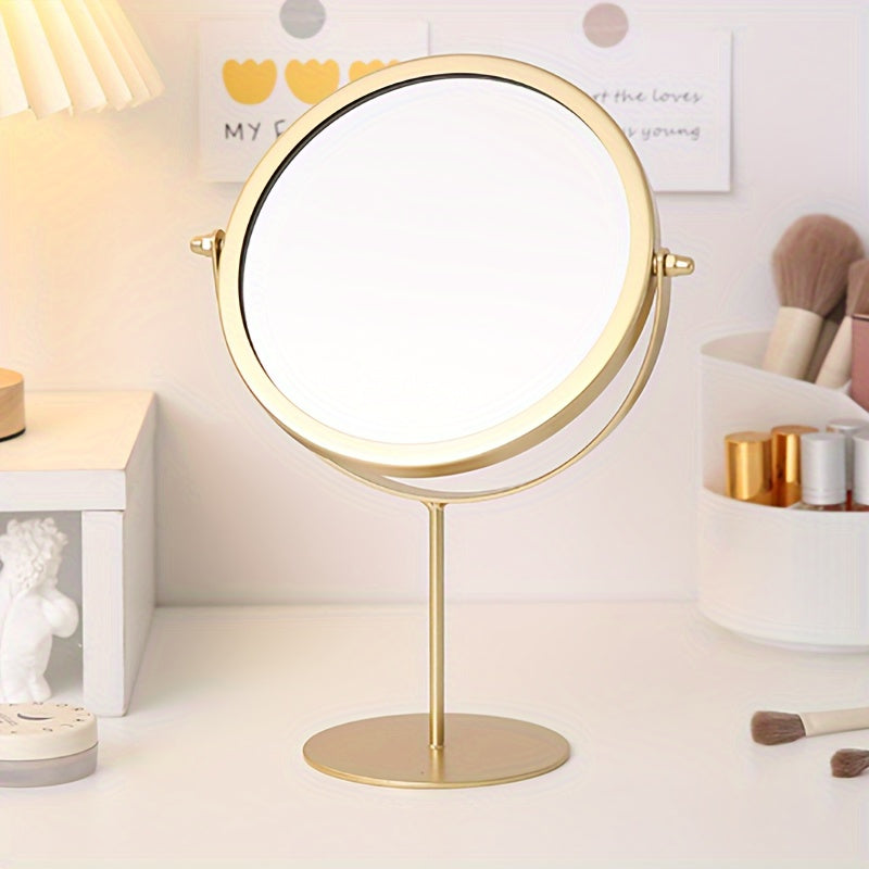 VintageGlow – Adjustable Makeup Mirror with Iron Frame Stornfield