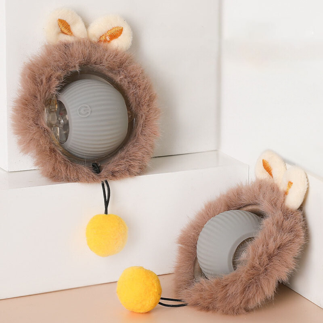 Interactive fur toy ball for cats | Stornfield