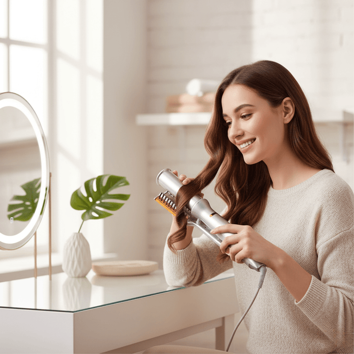 Stornfield | 2-in-1 Rotating Hair Brush for Styling and Smoothing
