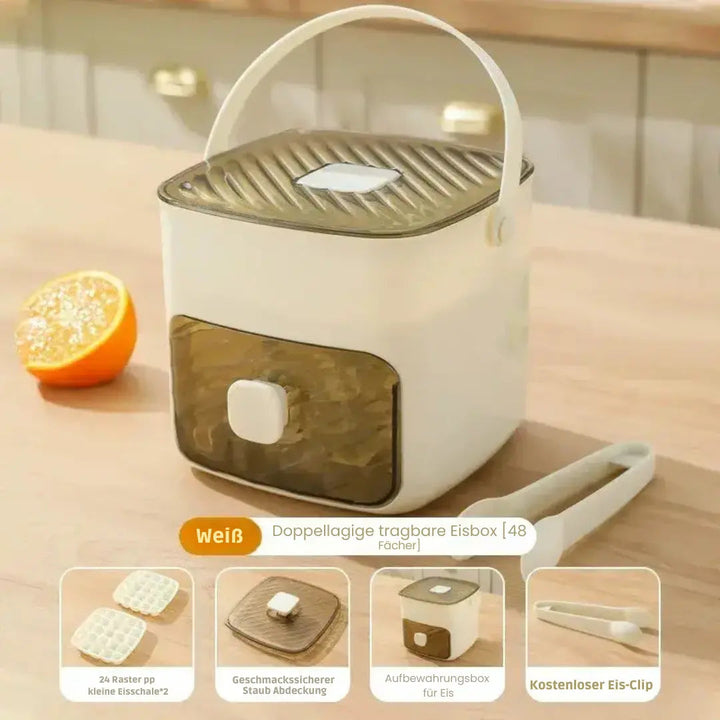 FreezeNinja — Perfect ice cubes at the push of a button for stress-free refreshment and impeccable freshness! | Stornfield