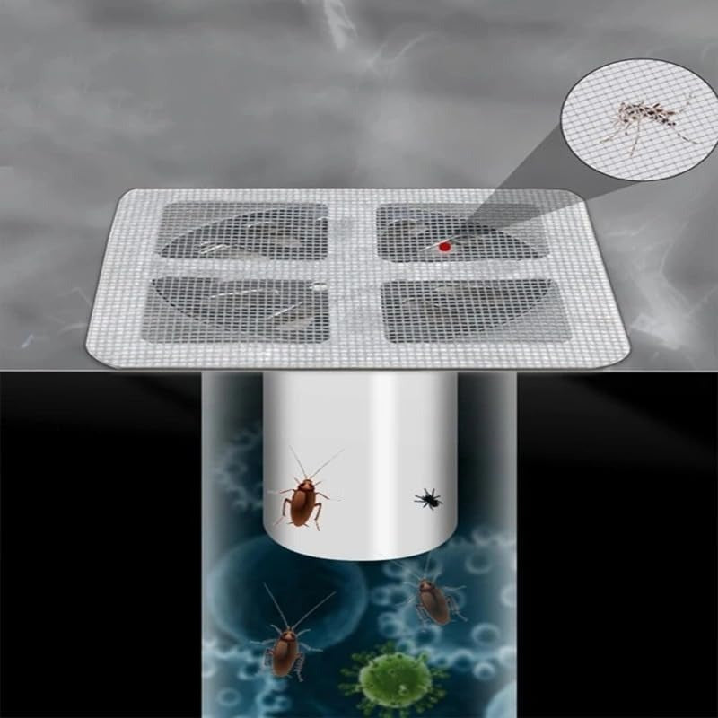 Disposable Drain Cover Stickers – Hair Catcher & Insect Blocker Stornfield